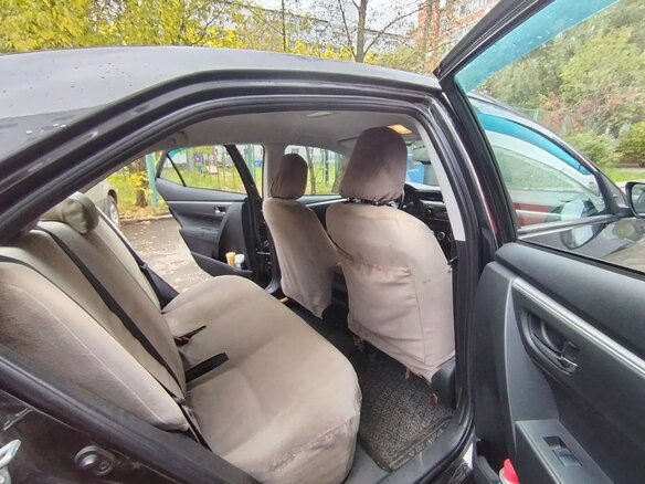 2014 Toyota Corolla XI (E160, E170, E180), чёрный, 1450000 рублей - вид 6
