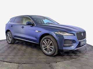 2021 Jaguar F-Pace I Рестайлинг, синий, 4820000 рублей, вид 3