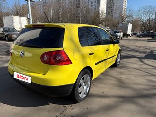 2007 Volkswagen Golf V, жёлтый, 640000 рублей, вид 4