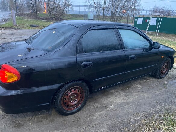 2007 Kia Spectra I Рестайлинг 2, чёрный, 190000 рублей - вид 3