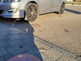 2014 Hyundai Solaris I Рестайлинг, серебристый, 875000 рублей, вид 5