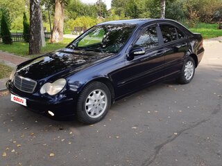 2001 Mercedes-Benz C-Класс 180 II (W203), синий, 595000 рублей, вид 1
