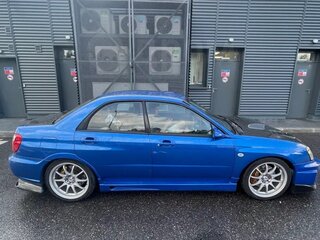 2003 Subaru Impreza WRX STi II Рестайлинг 1, синий, 1660000 рублей, вид 4