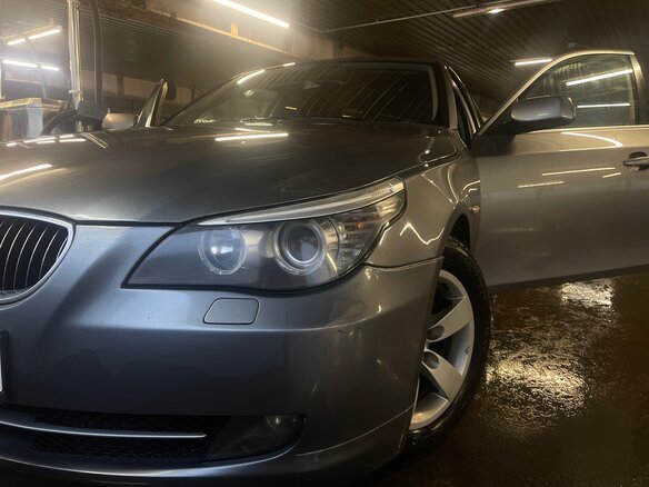 2009 BMW 5 серии 525i V (E60/E61) Рестайлинг, серый, 860000 рублей - вид 10