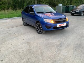 2017 Lada (ВАЗ) Granta I, синий, 395000 рублей, вид 4
