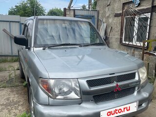 1998 Mitsubishi Pajero iO, серебристый, 360000 рублей, вид 4