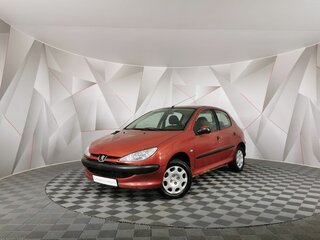 2007 Peugeot 206, красный, 235000 рублей, вид 1