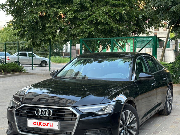 2021 Audi A6 45 TFSI V (C8), чёрный, 4450000 рублей