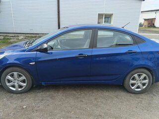 2012 Hyundai Solaris I, синий, 600000 рублей, вид 2