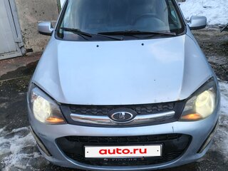 2014 Lada (ВАЗ) Kalina II, голубой, 300000 рублей, вид 2