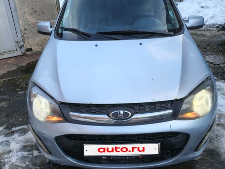 2014 Lada (ВАЗ) Kalina II, голубой, вид 3