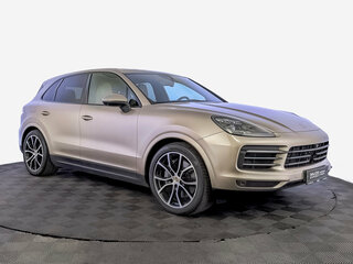 2018 Porsche Cayenne S III, коричневый, 5840000 рублей, вид 3
