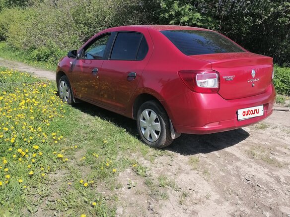 2014 Renault Logan II, пурпурный - вид 3