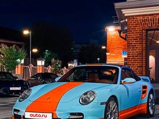 2008 Porsche 911 Turbo VI (997), голубой, 8000000 рублей, вид 1