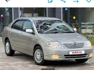 2003 Toyota Corolla IX (E120, E130), золотистый, 400000 рублей, вид 3