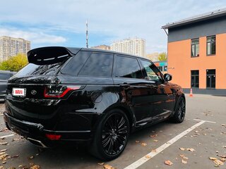 2022 Land Rover Range Rover Sport MHEV II Рестайлинг, чёрный, 8500000 рублей, вид 4