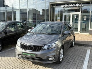2017 Kia Rio III Рестайлинг, серый, 1381000 рублей, вид 1