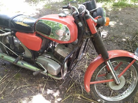 1981 Jawa 350/634, красный, 100000 рублей, вид 3