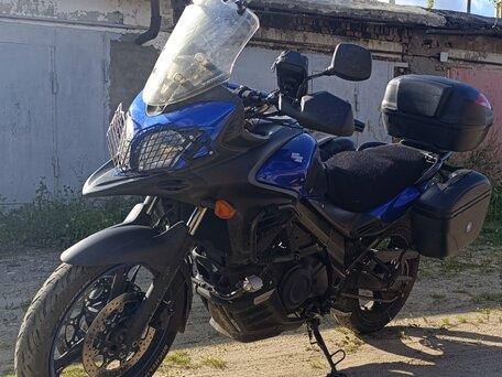 2013 Suzuki V-Strom DL 650, синий, 550000 рублей, вид 1
