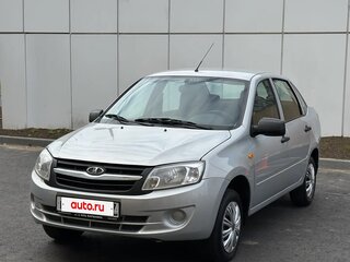 2014 Lada (ВАЗ) Granta I, серебристый, 415000 рублей, вид 1