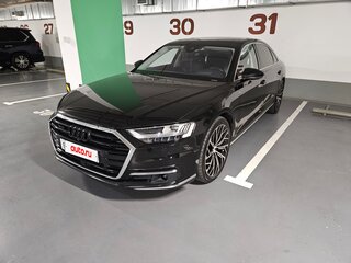2018 Audi A8 Long 55 TFSI IV (D5), чёрный, 4500000 рублей, вид 4