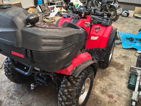2006 Polaris Hawkeye 300, красный, 355000 рублей, вид 3
