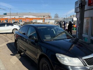 2009 Skoda Octavia II (A5) Рестайлинг, чёрный, 420000 рублей, вид 2