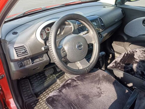 2008 Nissan Micra III (K12), пурпурный, 450000 рублей - вид 3