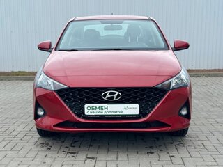 2021 Hyundai Solaris II Рестайлинг, красный, 1499000 рублей, вид 3