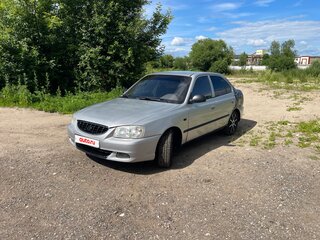 2005 Hyundai Accent ТагАЗ II, серебристый, 300000 рублей, вид 1