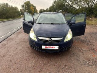 2007 Opel Corsa D, синий, 185000 рублей, вид 1