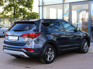 2017 Hyundai Santa Fe III Рестайлинг, синий, 1690000 рублей, вид 4