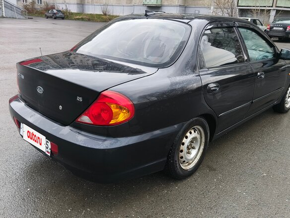 2008 Kia Spectra I Рестайлинг 2, чёрный - вид 6