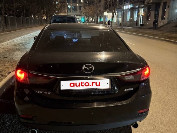2018 Mazda 6 III (GJ) Рестайлинг, чёрный, 1650000 рублей - вид 4