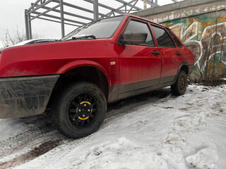 1998 Lada (ВАЗ) 21099, красный, 90000 рублей, вид 3