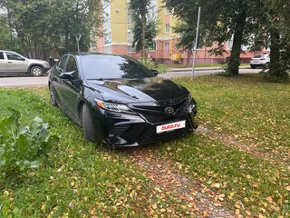 2018 Toyota Camry US Market VIII (XV70), чёрный, 2350000 рублей, вид 3