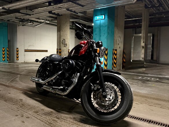 2014 Harley-Davidson Sportster 1200, красный, 1225000 рублей