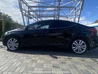2015 Hyundai Elantra V (MD) Рестайлинг, чёрный, 1520000 рублей, вид 4