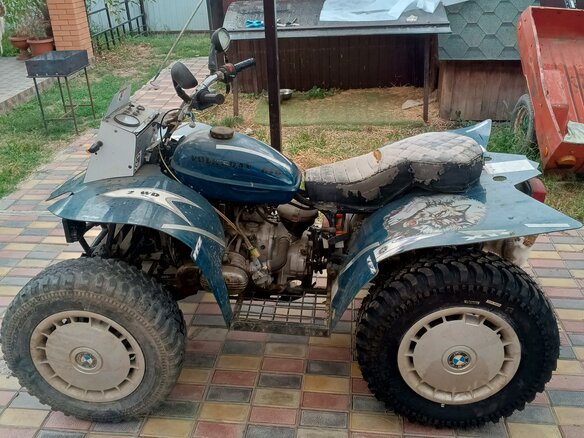2021 Stels ATV-650 Guepard ST, синий, 60000 рублей - вид 1