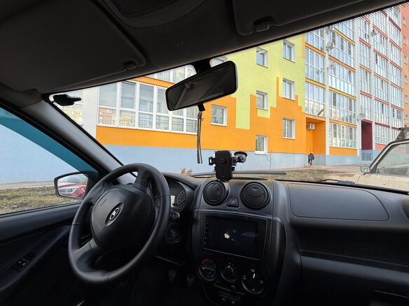 2015 Lada (ВАЗ) Granta I, серебристый, 345000 рублей - вид 5