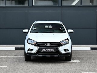 2019 Lada (ВАЗ) Vesta SW Cross I, белый, 989000 рублей, вид 3