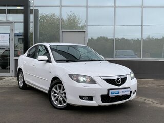 2008 Mazda 3 4-speed I (BK) Рестайлинг, белый, 789000 рублей, вид 3