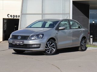 2018 Volkswagen Polo V Рестайлинг, серебристый, 1160000 рублей, вид 1