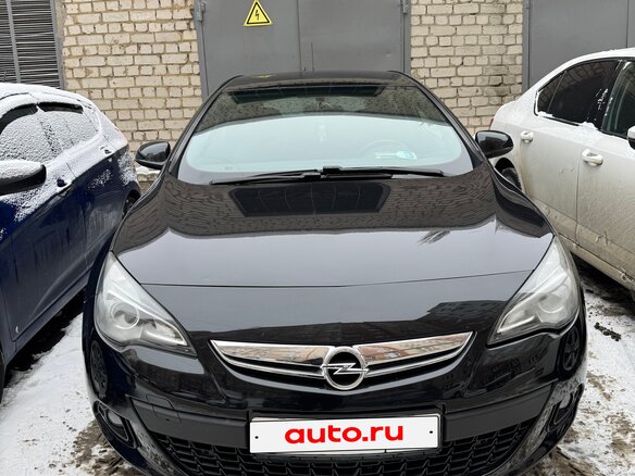 2012 Opel Astra GTC J Рестайлинг, чёрный, 920000 рублей - вид 12