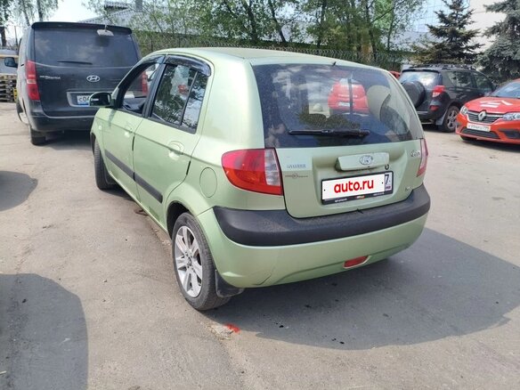 2007 Hyundai Getz I Рестайлинг, зелёный, 440000 рублей - вид 3