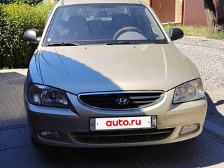2006 Hyundai Accent ТагАЗ II, бежевый, 555000 рублей, вид 1