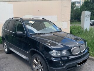 2005 BMW X5 4.4i I (E53) Рестайлинг, чёрный, 950000 рублей, вид 4