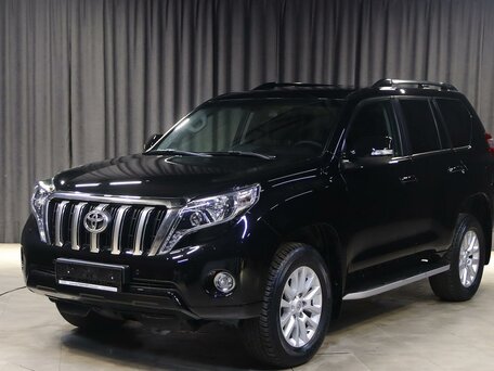 2016 Toyota Land Cruiser Prado 150 Series Рестайлинг 1, чёрный, 3099000 рублей, вид 1