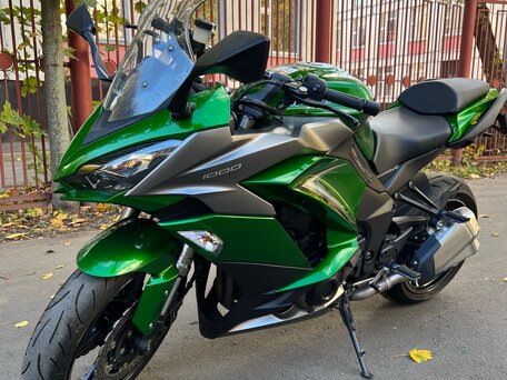 2018 Kawasaki Z 1000SX, зелёный, 875000 рублей, вид 1