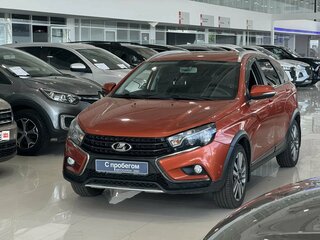 2019 Lada (ВАЗ) Vesta SW Cross I, оранжевый, 980000 рублей, вид 5